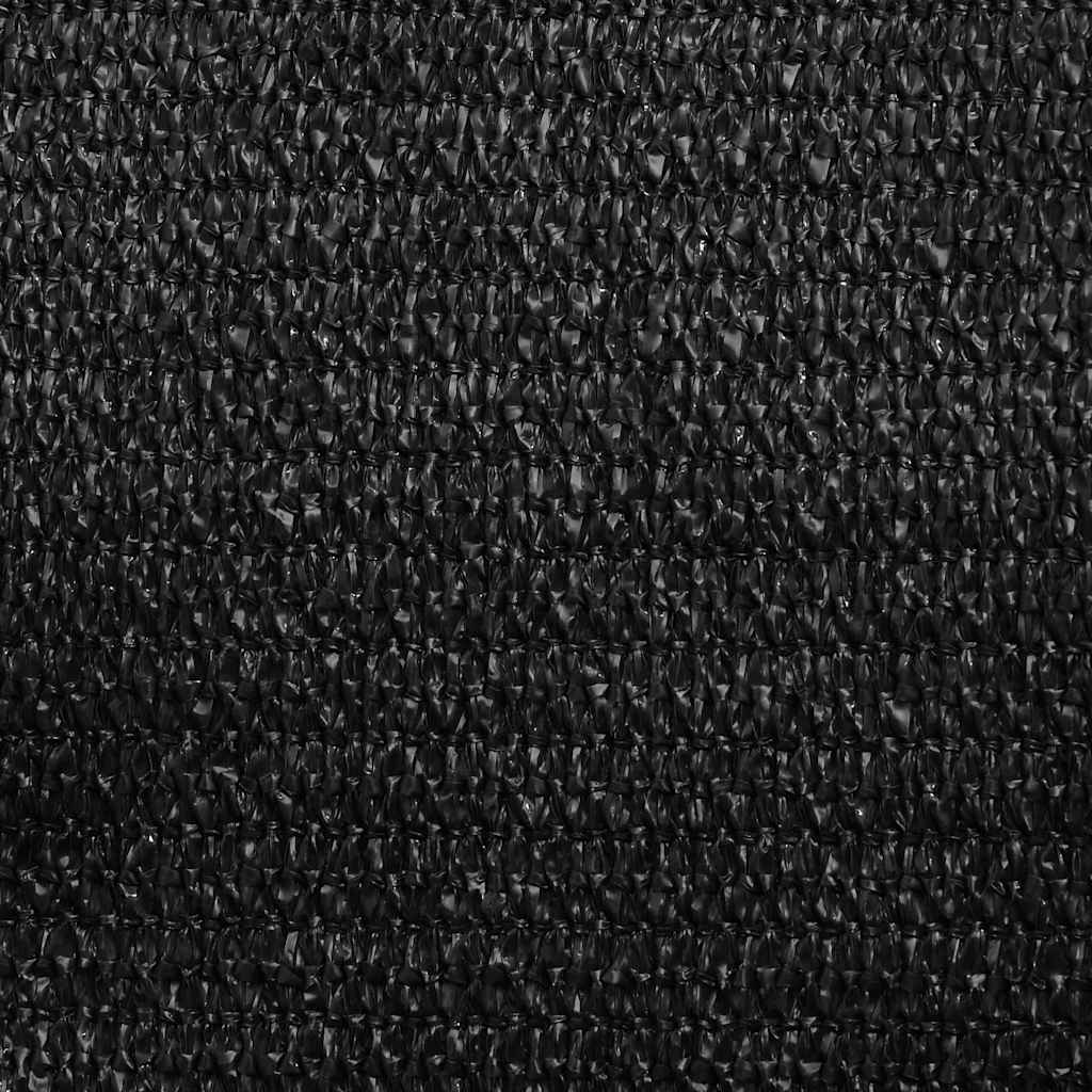 Sonnensegel 160 g/m² Trapezform Schwarz 4/5x4 m HDPE